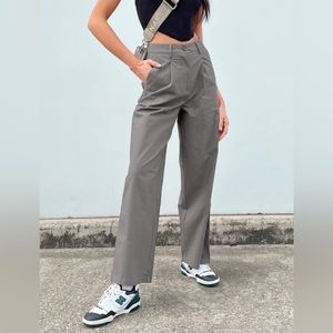 [2 for $25] Princess Polly Grey Betsy Pants (NWT)